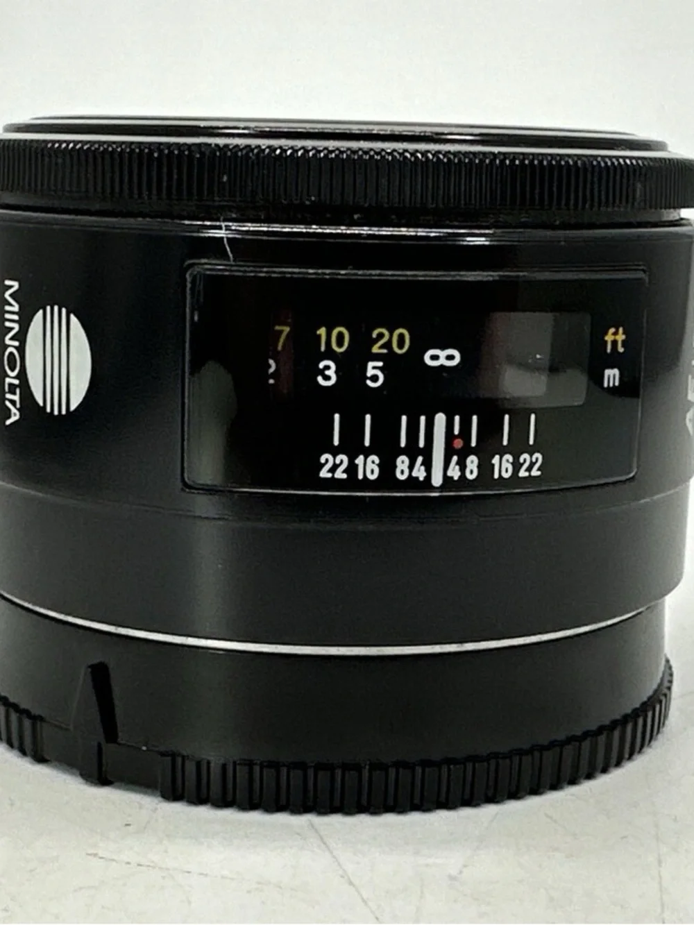 Minolta Maxxum AF 50mm 1:1.7 Lens For Sony Alpha Mount Tested, W/ Rear Cap Japan